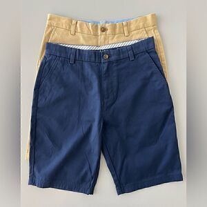NWOT Brooks Brothers Bundle of 2 Boys Stretch Advantage Chino® Shorts Size 14